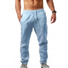 Load image into Gallery viewer, Men&#39;s Cotton Linen Pants