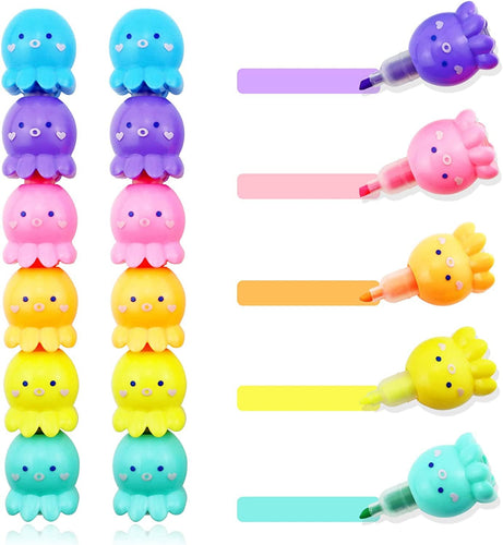 🍄Colorful Octopus Shaped Maker Pens