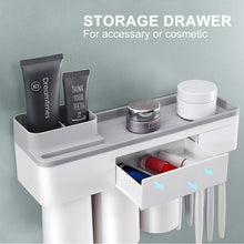 Load image into Gallery viewer, Practical Toothbrush Holder Set With Toothpaste Dispenser