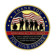 Load image into Gallery viewer, (Pre-sale) ”Thank You for Your Service“ Souvenir Coin