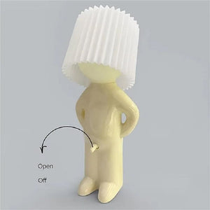 👦💡A Little Shy Man Creative Lamp