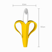 Load image into Gallery viewer, Baby Banana Training Toothbrush &amp; Teether