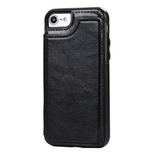 Load image into Gallery viewer, Leather Wallets Phone Case for iPhones, with card slots