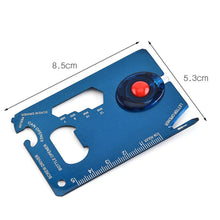 Load image into Gallery viewer, EDC Multifunctional Card with Led Light