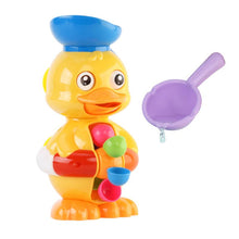 Load image into Gallery viewer, Duck Waterwheel Bath Toys