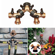 Load image into Gallery viewer, Garden Two-Way All Copper Ball Valve