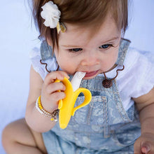 Load image into Gallery viewer, Baby Banana Training Toothbrush &amp; Teether