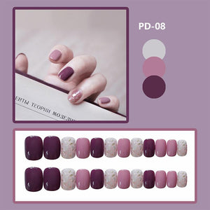 Full Cover Fake Nail Tips (24 PCs)