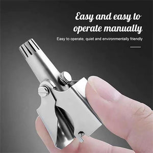 Safe Touch Stainless Steel Nose Hair Trimmer