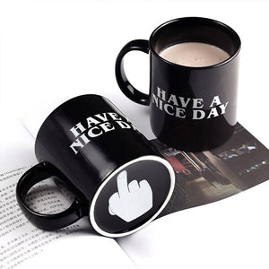 🖤Funny Middle Finger Mug