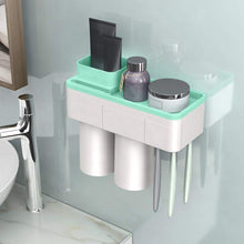 Load image into Gallery viewer, Practical Toothbrush Holder Set With Toothpaste Dispenser