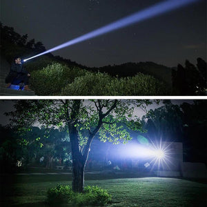 2023 New Year Limited Time Sale 🎉LED Rechargeable Tactical Laser Flashlight 90000 High Lumens-Buy 2 Free VIP Shipping