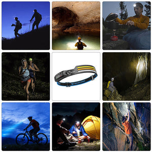 💡Led USB Rechargeable Powerful Headlamp🧗