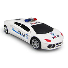 Load image into Gallery viewer, 360 Degree Rotary Wheels Musical LED Lighting Electronic Police Car