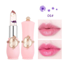 Load image into Gallery viewer, Crystal Jelly Flower Color Changing Lipstick