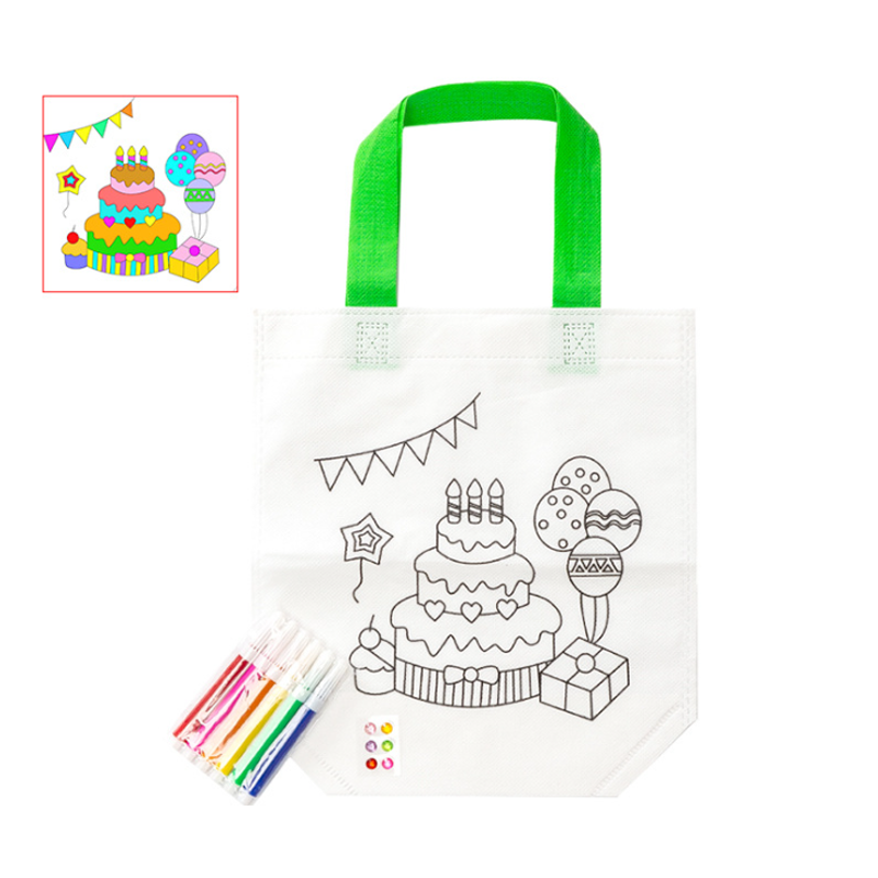 DIY Painting Non-Woven Bag for Children