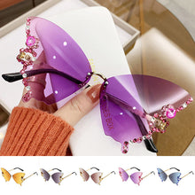 Load image into Gallery viewer, DIAMOND BUTTERFLY SUNGLASSES