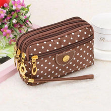 Load image into Gallery viewer, Ladies Coin Multilayer Mini Canvas Bag