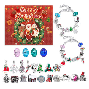 🪄👑DIY 24 Days Christmas Countdown Calendar Bracelets Set