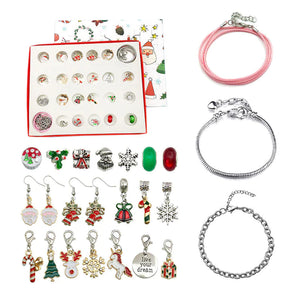 🪄👑DIY 24 Days Christmas Countdown Calendar Bracelets Set