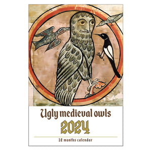 🦉Weird Medieval Owl Calendar 2024📅