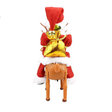 Load image into Gallery viewer, Santa Claus doll shaking the hips，Chimney Climbing Santa Claus，Santa Claus Riding An Electric Reindeer