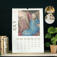 Load image into Gallery viewer, 🐱2024 Wall Hanging Calendar, Funny Art Novelty Gift