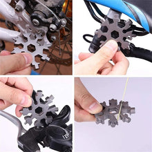 Load image into Gallery viewer, ❄️18-in-1 stainless steel snowflakes multi-tool❄️