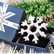 Load image into Gallery viewer, ❄️18-in-1 stainless steel snowflakes multi-tool❄️