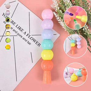 🍄Colorful Octopus Shaped Maker Pens