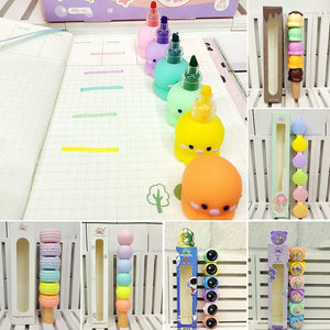 🍄Colorful Octopus Shaped Maker Pens