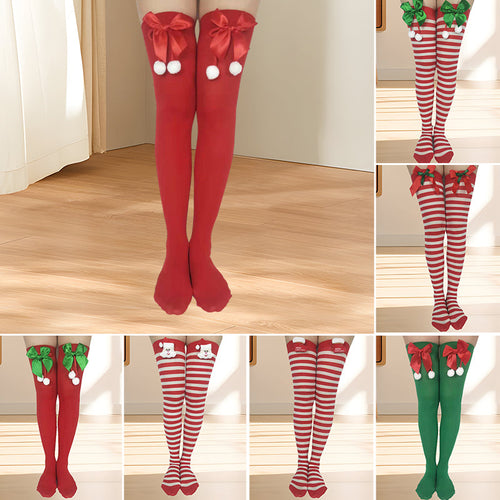 🎀Christmas Thigh High Stockings