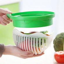 Load image into Gallery viewer, Hirundo Upgraded Salad Cutter Bowl, Green