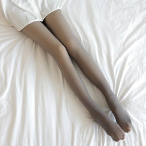 ✨Flawless Legs Fake Translucent Warm Plush Lined Elastic Tights