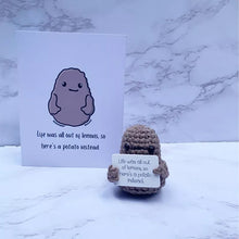 Load image into Gallery viewer, 🥔Funny Gift Knitted Positive Potato🥔