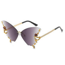 Load image into Gallery viewer, DIAMOND BUTTERFLY SUNGLASSES