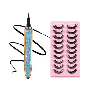 😝Self-adhesive Long Lasting Eyeliner Eyelash Glue Pencil